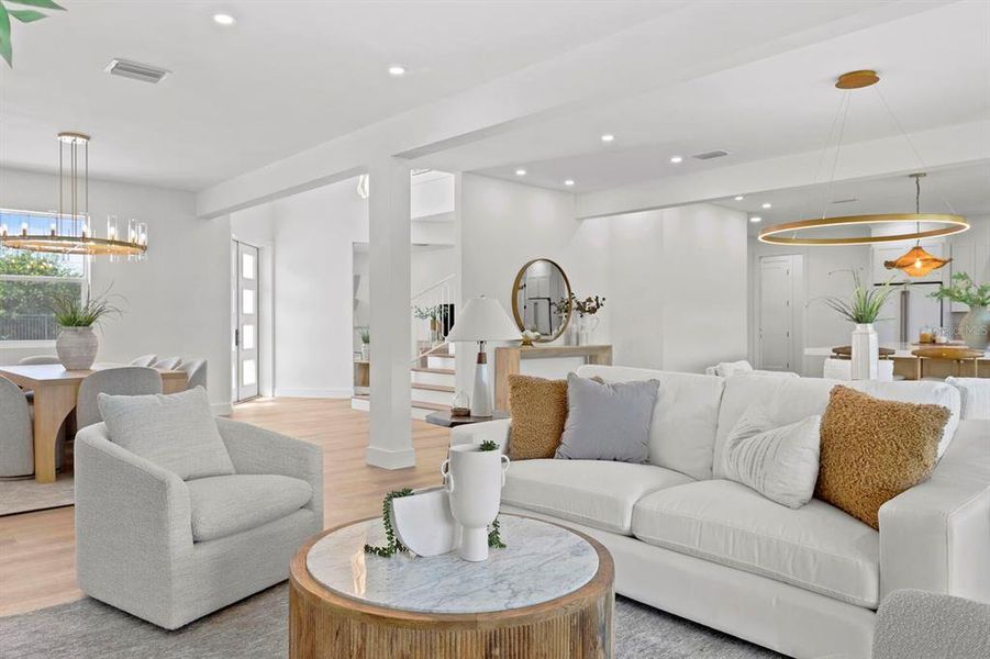 Furnished interior view inside a new home in , Lutz (Image 34).