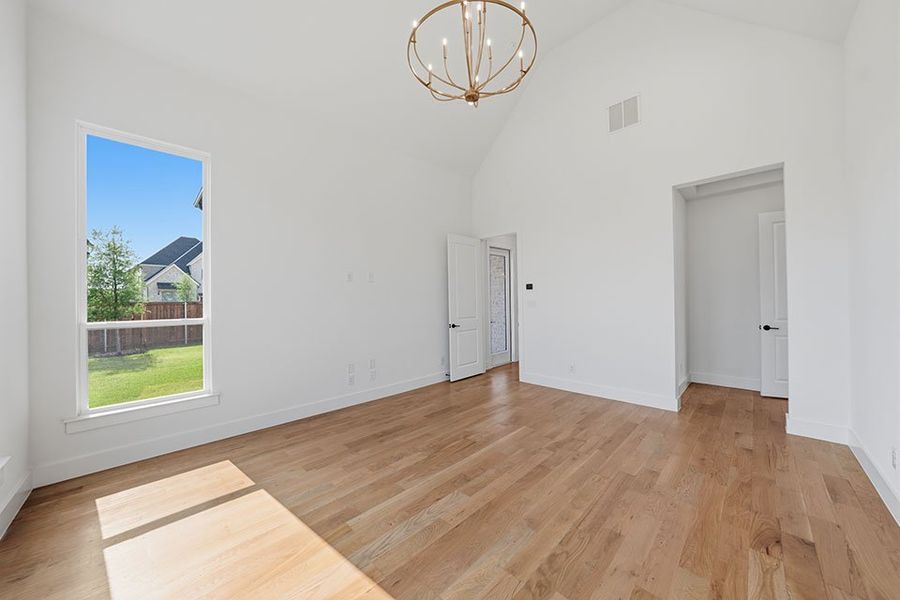Spacious, unfurnished interior of a new home in Light Farms Graham/Reagan, Celina (Image 37).