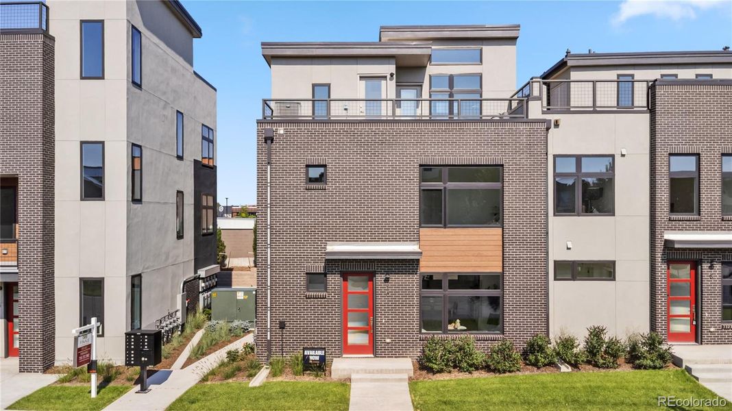 Front exterior of a new home in , Denver, CO, highlighting curb appeal (Image 2). Front exterior of a new home in , Denver, CO, highlighting curb appeal (Image 2).