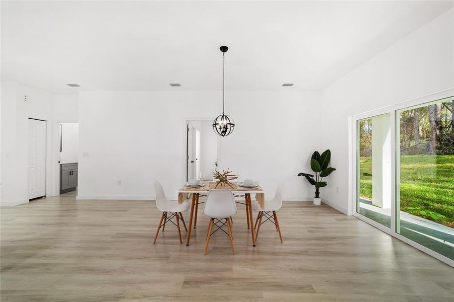 Furnished interior view inside a new home in , Ocala (Image 12).