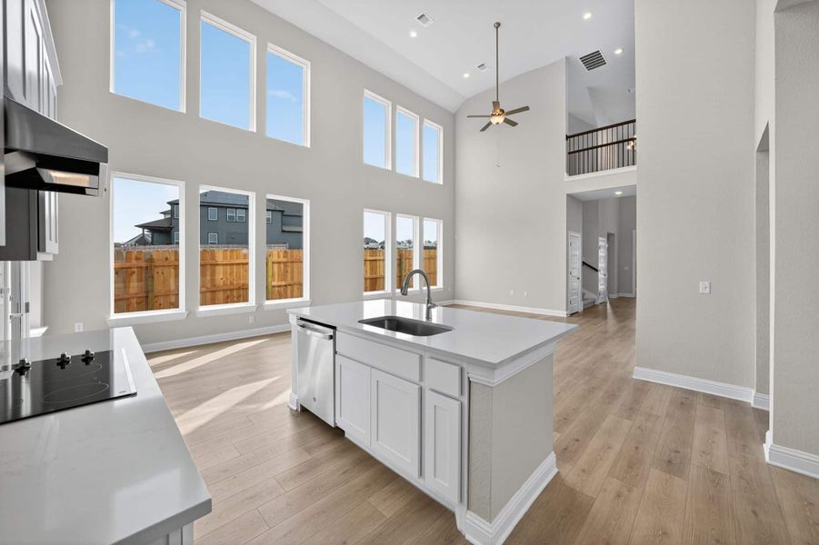 Furnished interior view inside a new home in Whisper Valley, Manor (Image 6).