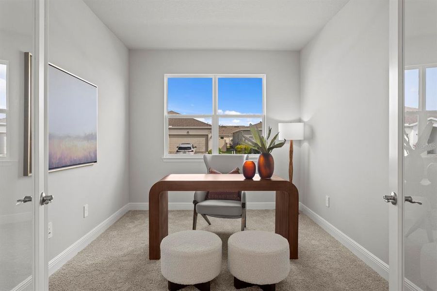 Furnished interior view inside a new home in Windwater, Parrish (Image 17).
