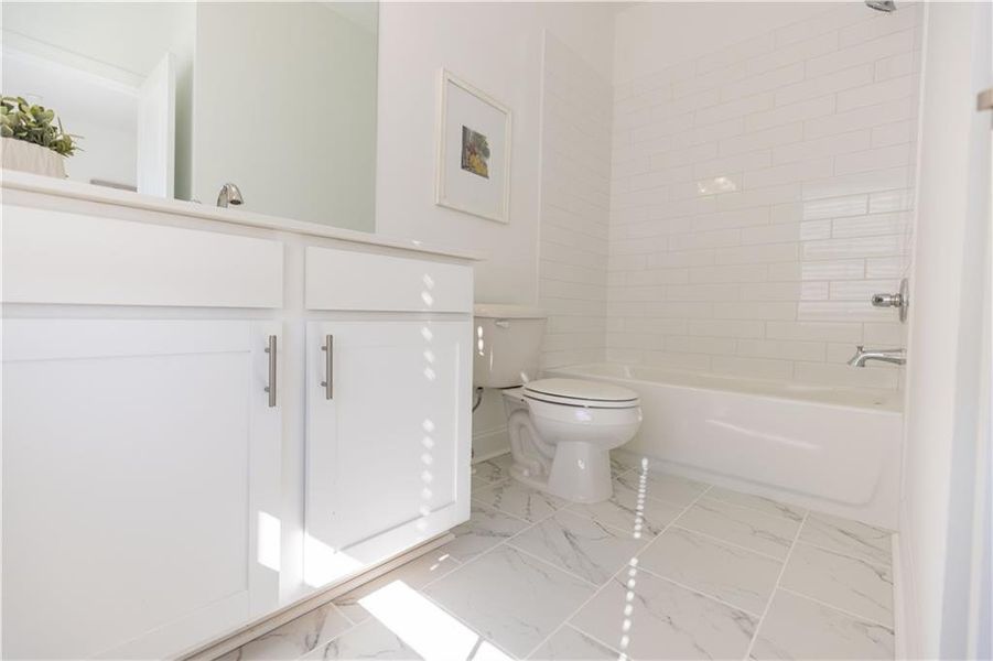 Furnished interior view inside a new home in Palisades Townhomes, Cumming (Image 16).