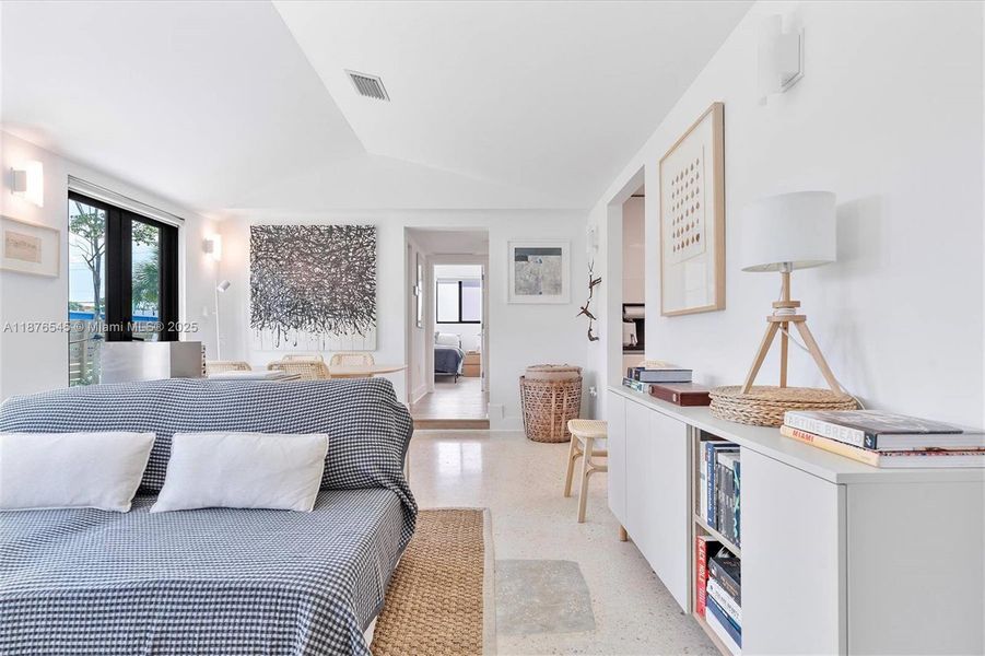 Furnished interior view inside a new home in , Miami (Image 8). Furnished interior view inside a new home in , Miami (Image 8).