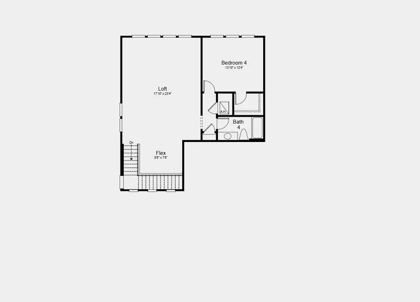 2D floor plan layout for the Argenta by Taylor Morrison in Esplanade at Wellen Park, Englewood, FL (Image 4).
