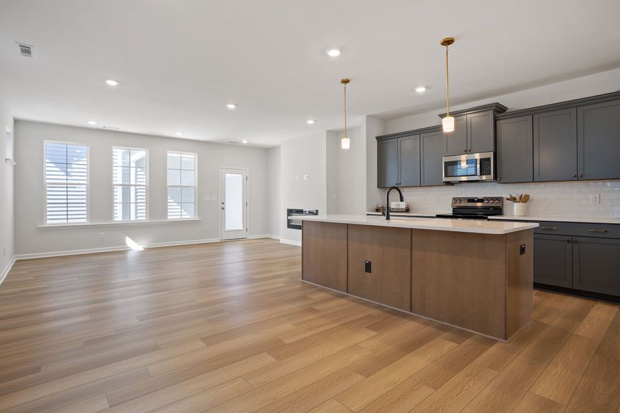 Furnished interior view inside a new home in Renaissance at White Oak, Garner (Image 7).