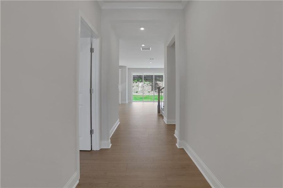 Spacious, unfurnished interior of a new home in The Paddocks at Doc Hughes, Buford (Image 36).
