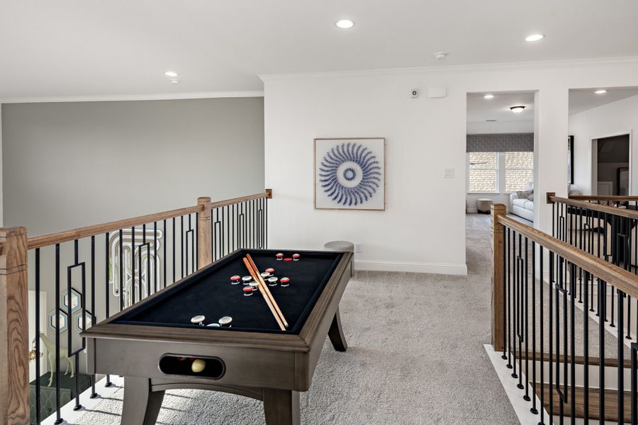 Representative furnished interior of a home built from the Eastland by UnionMain Homes in Cambridge Crossing, Celina (Image 40). Representative furnished interior of a home built from the Eastland by UnionMain Homes in Cambridge Crossing, Celina (Image 40).