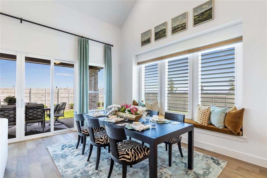 Furnished interior view inside a new home in Painted Tree, McKinney (Image 5).
