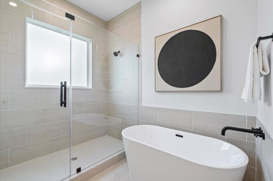 Furnished interior view inside a new home in , Houston (Image 8).