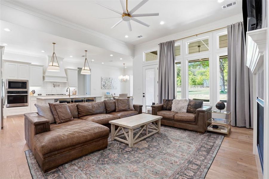 Furnished interior view inside a new home in , Azle (Image 7). Furnished interior view inside a new home in , Azle (Image 7).