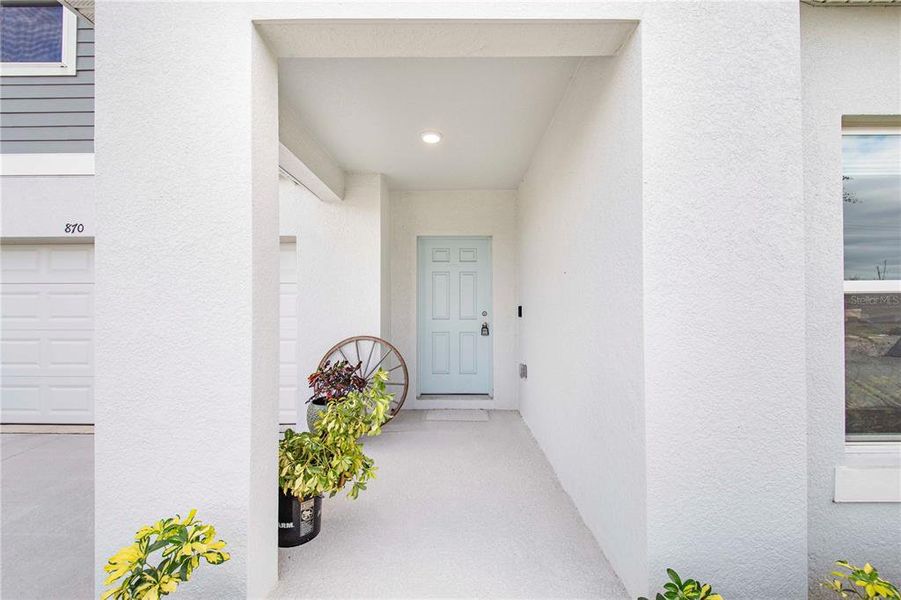 Exterior details and patio area of a home in Lawson Dunes, Haines City (Image 4).