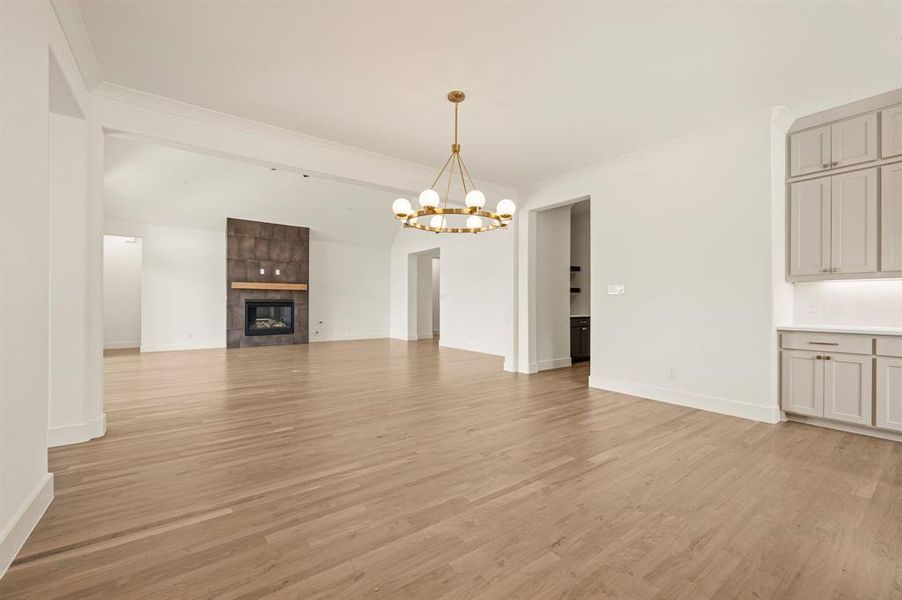 Spacious, unfurnished interior of a new home in NorthGlen, Haslet (Image 22).