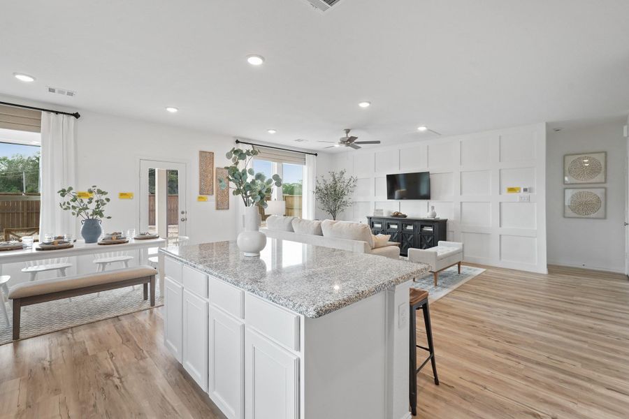 Durable countertops, stylish finishes, and thoughtful storage make this kitchen as practical as it is beautiful.