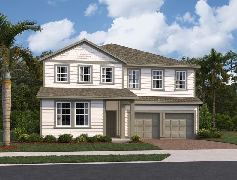 Representative exterior photo of a completed home built from the Duval II by Ashton Woods in Northlake Traditional, Winter Garden, FL (Image 26).