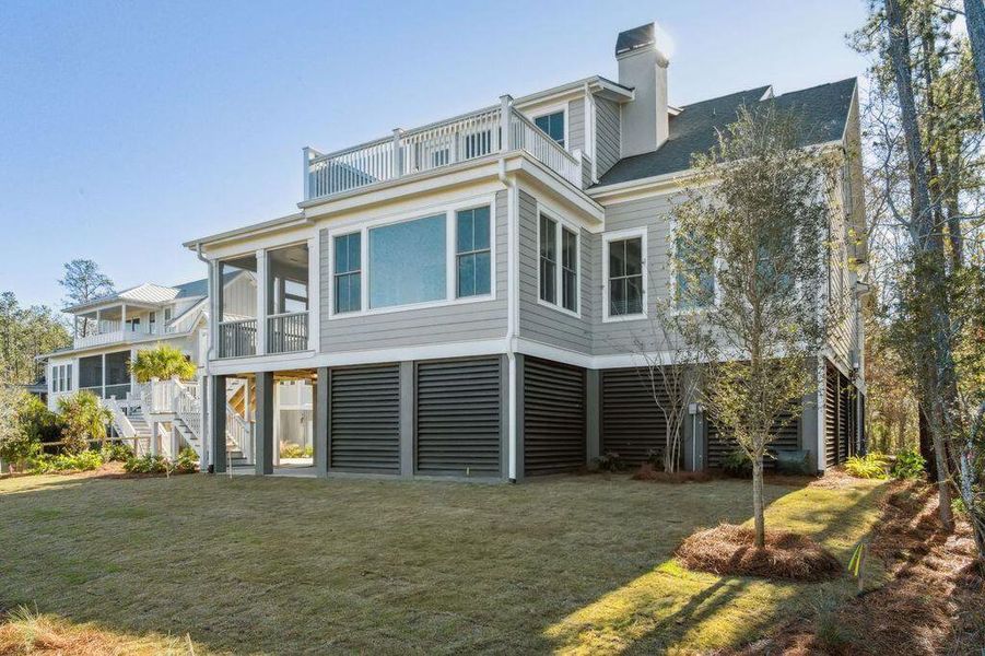 Front exterior of a new home in Kings River Preserve, Hollywood, SC, highlighting curb appeal (Image 1). Front exterior of a new home in Kings River Preserve, Hollywood, SC, highlighting curb appeal (Image 1).