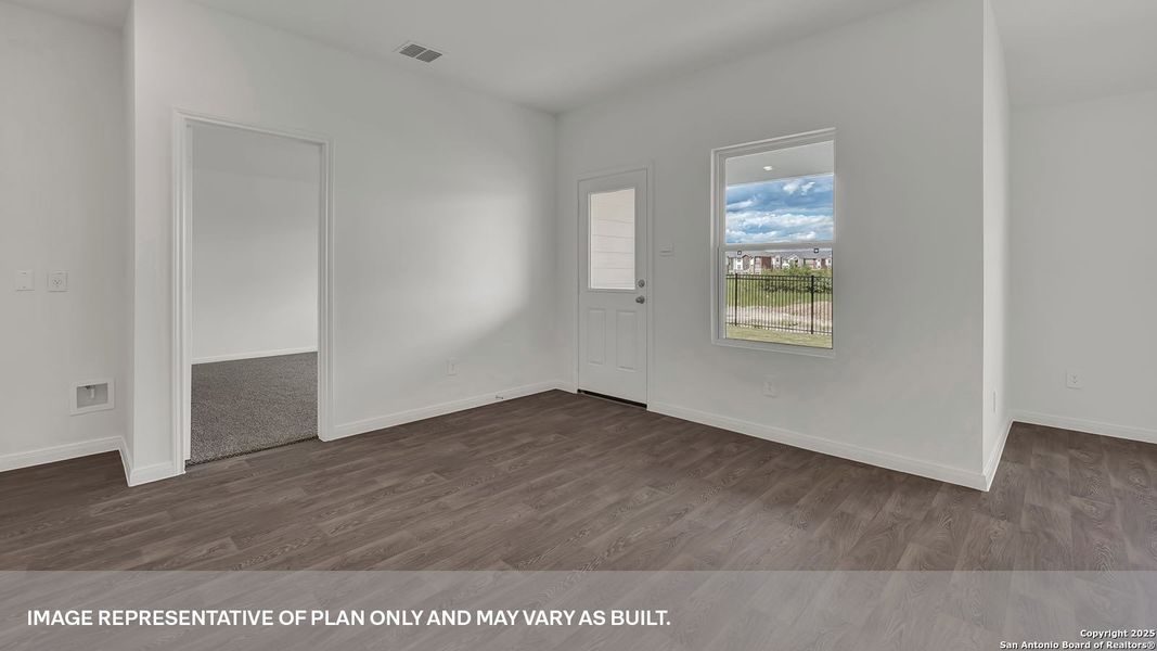 Spacious, unfurnished interior of a new home in Trace, San Marcos (Image 14). Spacious, unfurnished interior of a new home in Trace, San Marcos (Image 14).