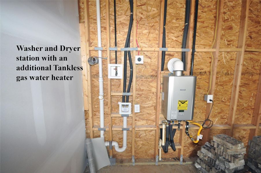 In-progress construction of a new home in Pedregal, League City, TX (Image 42).