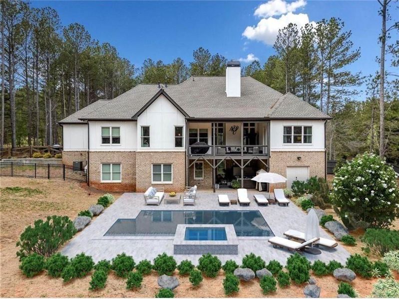 Exterior details and patio area of a home in , Bethlehem (Image 27).