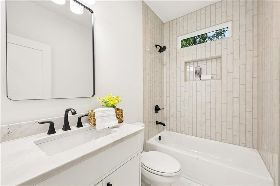 Furnished interior view inside a new home in , Decatur (Image 13).