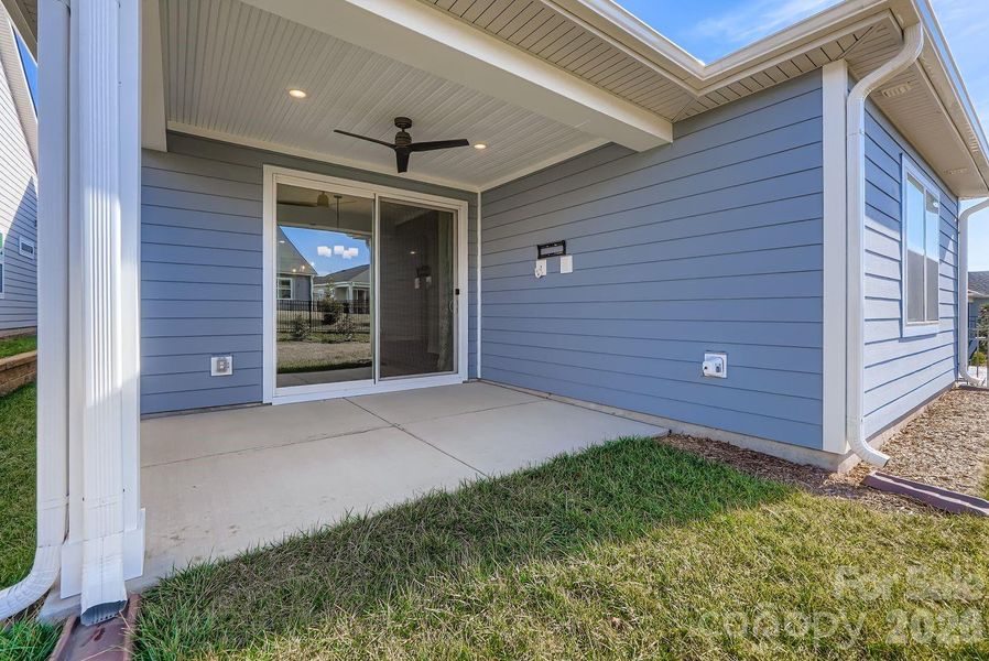 Exterior details and patio area of a home in Trilogy® Lake Norman, Denver (Image 21).