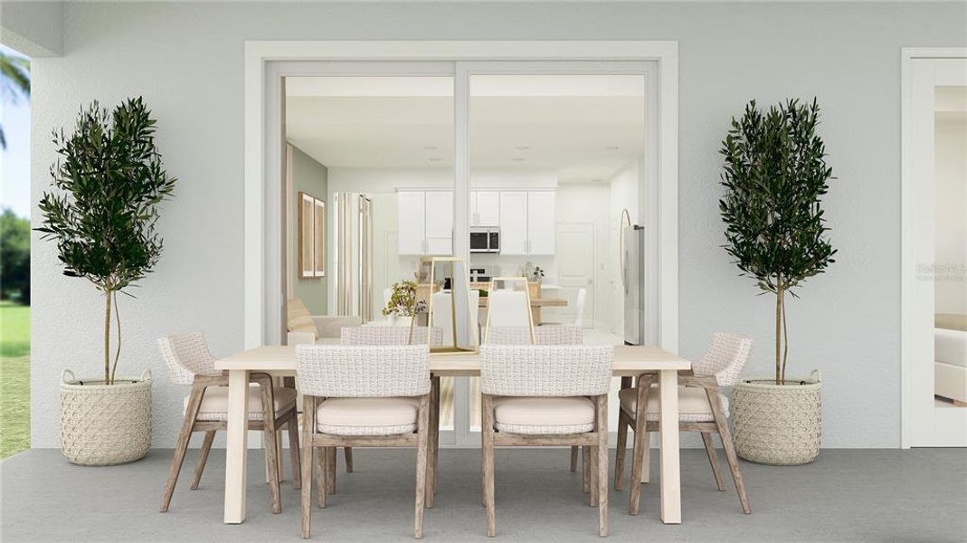 Furnished interior view inside a new home in , Groveland (Image 8).