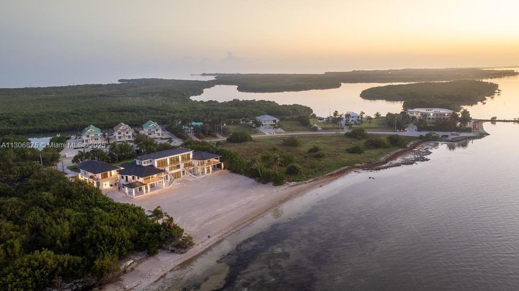 Twilight Aerial From Oceanfront/Beach Twilight Aerial From Oceanfront/Beach