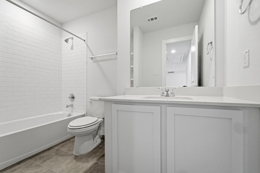 Furnished interior view inside a new home in Sunfield, Buda (Image 16).