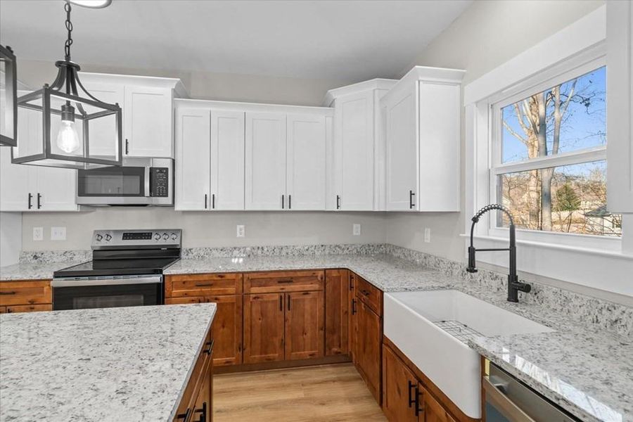 Furnished interior view inside a new home in , Dalton (Image 4).