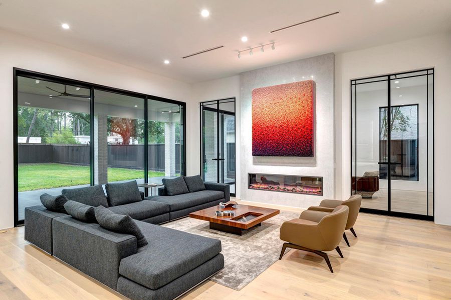 Furnished interior view inside a new home in , Houston (Image 28).