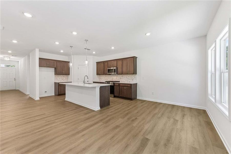 Furnished interior view inside a new home in The Estates at Casteel, Bethlehem (Image 5).