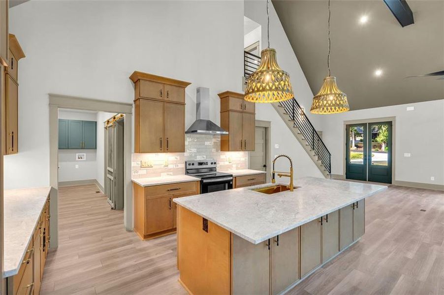 Furnished interior view inside a new home in , Monroe (Image 9).