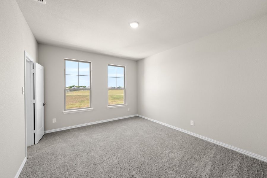 Spacious, unfurnished interior of a new home in The Oaks, Red Oak (Image 25). Spacious, unfurnished interior of a new home in The Oaks, Red Oak (Image 25).