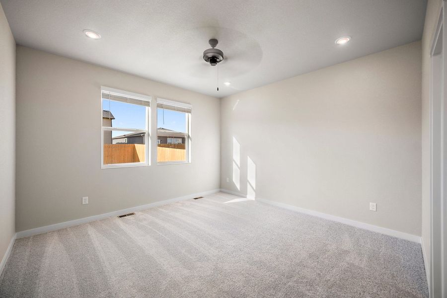 Spacious, unfurnished interior of a new home in The Glen, Colorado Springs (Image 28). Spacious, unfurnished interior of a new home in The Glen, Colorado Springs (Image 28).