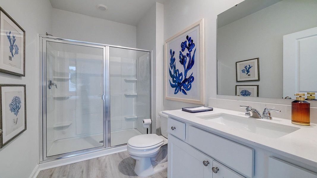 Furnished interior view inside a new home in The Retreat at East Argent, Ridgeland (Image 14).