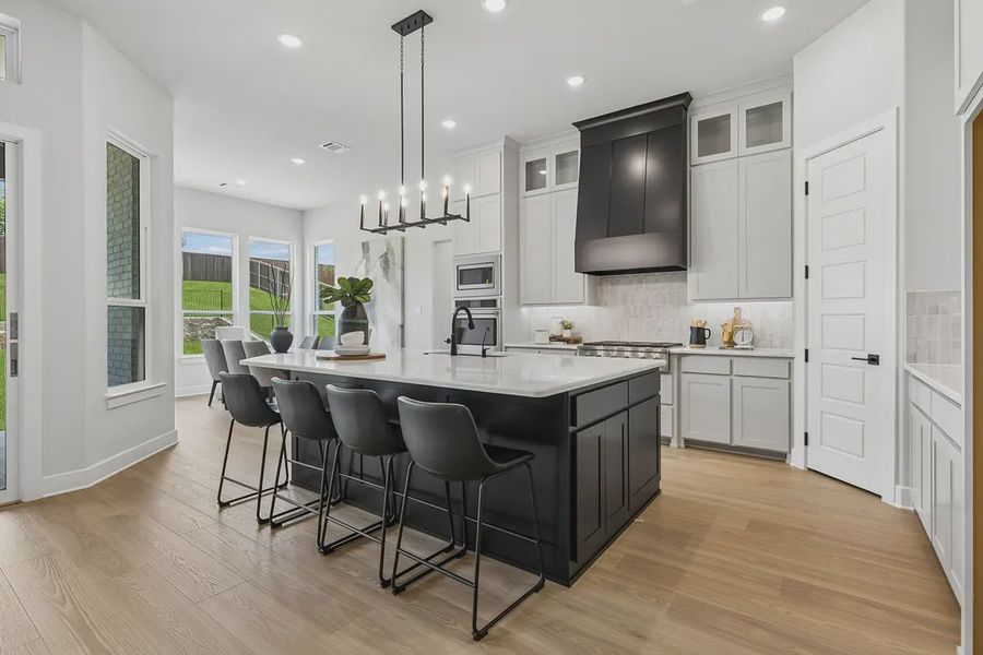 Furnished interior view inside a new home in The Vines, Haslet (Image 5).