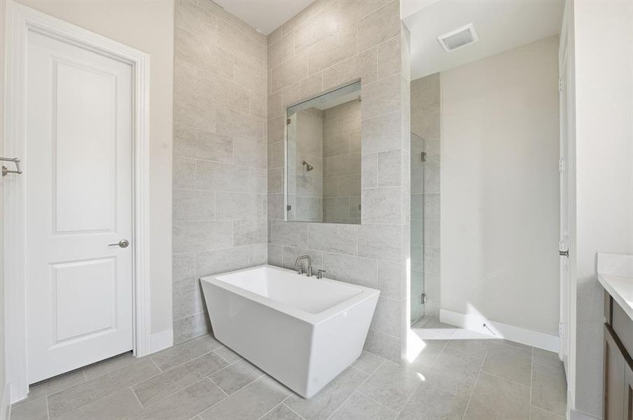 Furnished interior view inside a new home in Wildflower Ranch: 60ft. lots, Dish (Image 9).