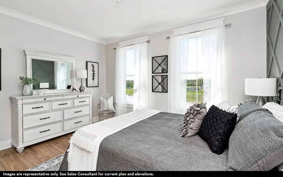 Furnished interior view inside a new home in Aden Woods, Fairview (Image 18). Furnished interior view inside a new home in Aden Woods, Fairview (Image 18).