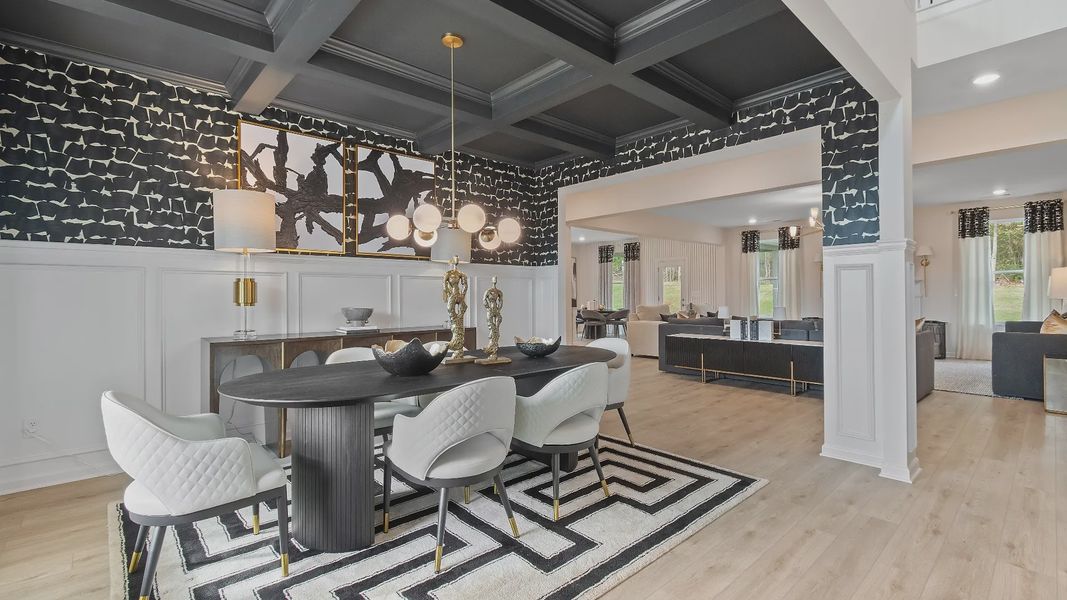 Furnished interior view inside a new home in Copperfield, Locust Grove (Image 8).