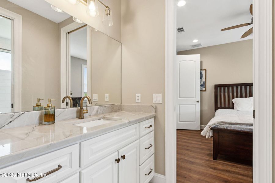 Furnished interior view inside a new home in , Hilliard (Image 44).