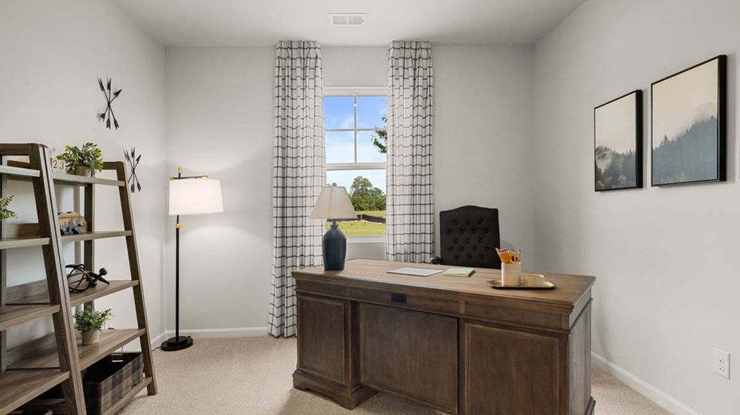 Representative furnished interior of a home built from the Plan by D.R. Horton in Wrenfield at Chanticleer, North Augusta (Image 45). Representative furnished interior of a home built from the Plan by D.R. Horton in Wrenfield at Chanticleer, North Augusta (Image 45).