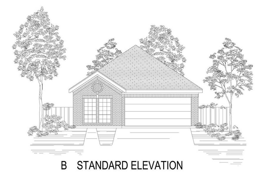 Representative rendering of the exterior for the Cooke F by First Texas Homes (Image 2). Representative rendering of the exterior for the Cooke F by First Texas Homes (Image 2).