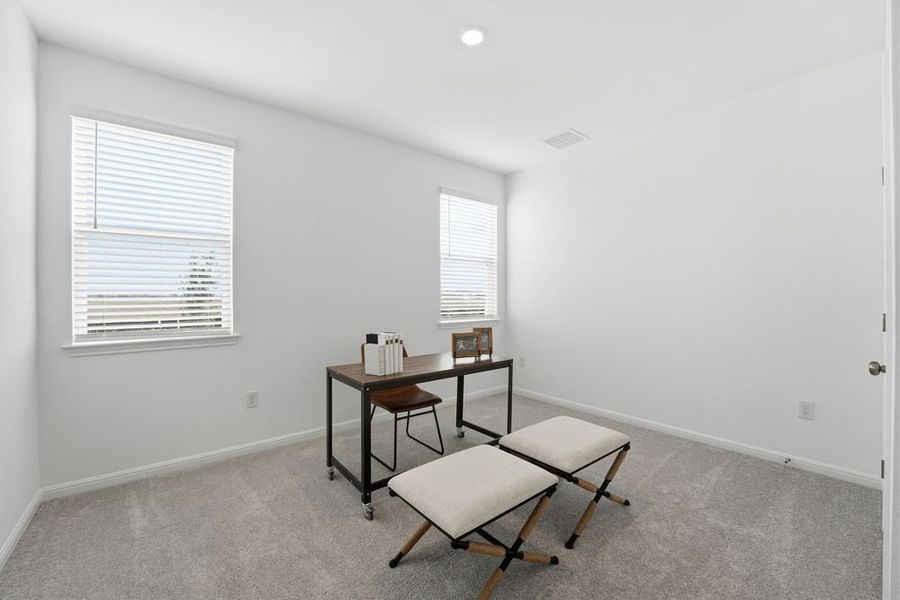 Furnished interior view inside a new home in Longview, Del Valle (Image 16).