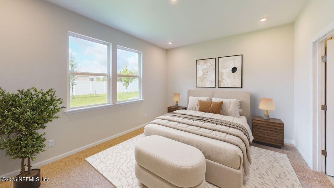 Furnished interior view inside a new home in Sandridge Hills, Green Cove Springs (Image 7). Furnished interior view inside a new home in Sandridge Hills, Green Cove Springs (Image 7).