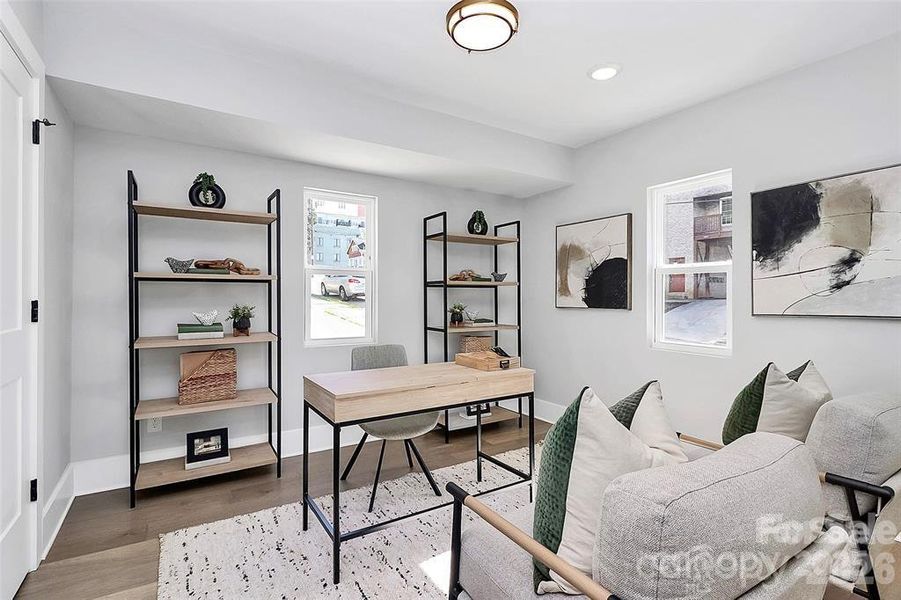Furnished interior view inside a new home in , Charlotte (Image 27).