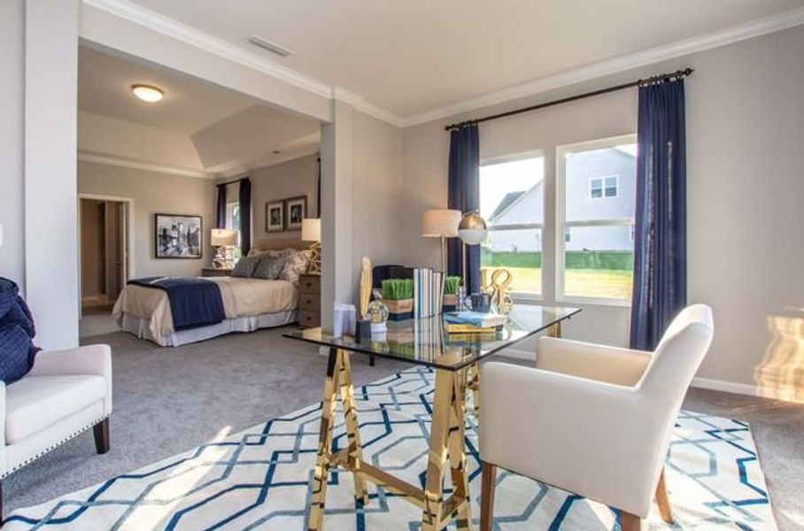Representative furnished interior of a home built from the Brodrick by True Homes in Wheatfield Estates, Statesville (Image 22).