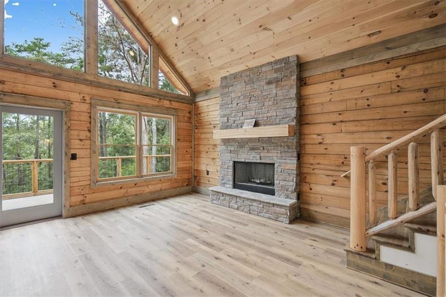 Exterior details and patio area of a home in , Ball Ground (Image 33).