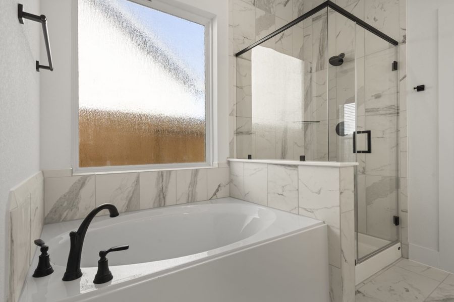 Furnished interior view inside a new home in The Woodlands Hills, Willis (Image 11).