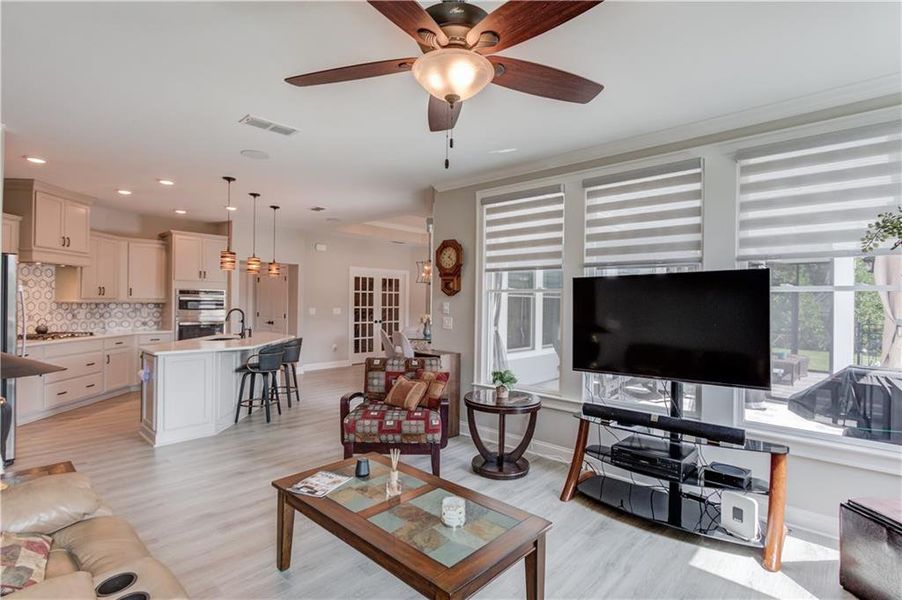 Furnished interior view inside a new home in , Dacula (Image 12).