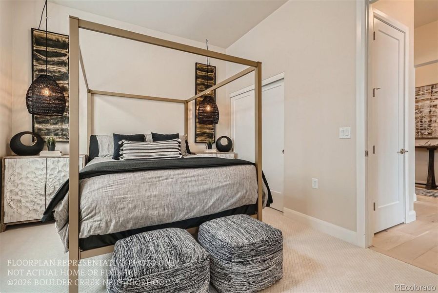 Furnished interior view inside a new home in , Broomfield (Image 25).